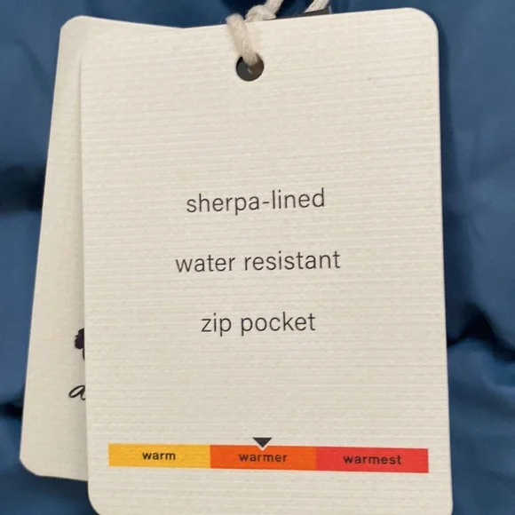 A.N.A puffer coat. Blue . Size M . - Picture 3 of 7